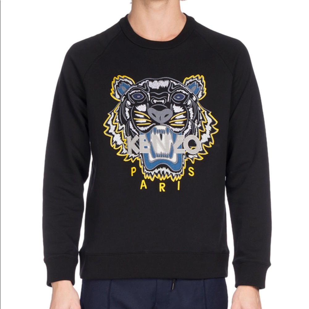 Kenzo Embroidered Tiger Logo Sweatshirt